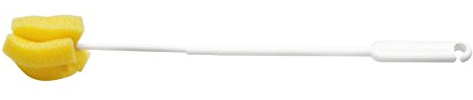 HAUG Pumpkannenbürste, langer Stil Schaumstoff, farbig sortiert, 60x440mm