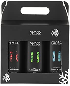 Rento Caja de regalo perfumada para sauna, 3 x 400 ml