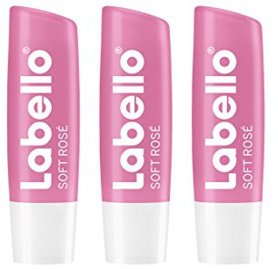 Labello Stick Soft Rose 4,8 g - Lot de 3