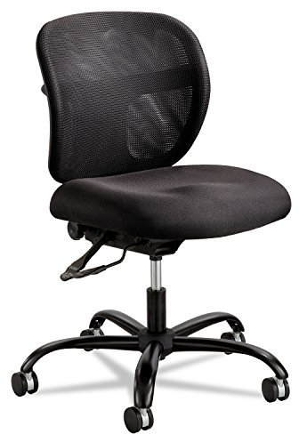 Mesh Task Chair, Ajustable, 26x26x38, Black, Sold as 1 Each