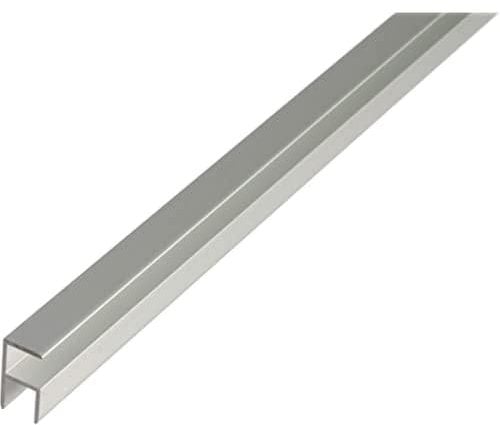 Alberts 030203 Eckprofil | selbstklemmend | Aluminium, silberfarbig eloxiert | 1000 x 10,9 x 20 mm