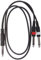 Adam Hall Cables 3 STAR YVPP 0100 - Cable de Audio de Jack 6,3 mm estéreo a 2 Jacks 6,3 mm mono 1 m