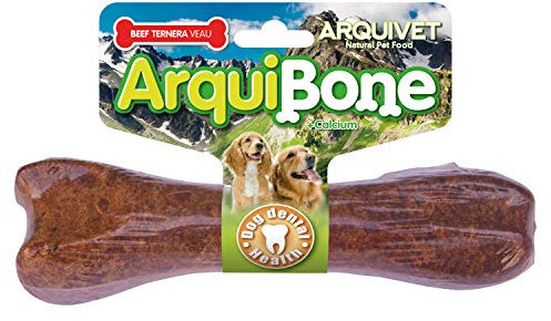 Arquivet Arquibone Bœuf 12,5 cm - 95 g - Grand os pour Chien - Snack Naturel pour Chiens - os à mâcher - Aliment complémentaire pour Chiens