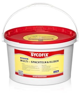 SYCOFIX Multi — Spachteln und Kleben. Kleber von Fliesen, Kacheln, Mosaik, Hartschaumplatten, Gipsbauplatten, Glas- und Mineralfaserplatten (12,5 kg)