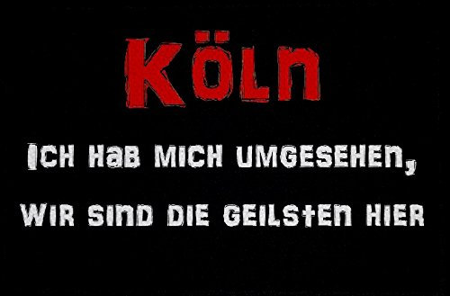 U24 Aufnäher Köln die Geilsten Aufbügler Patch 9 x 6 cm