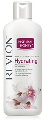 Revlon Natural Honey Shower Gel/Duschgel Shower Gel/Duschgel Hydrating (Feuchtigkeit) mit Mandelöl und Seidenproteine - 650 ml