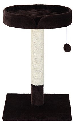 PawHut 70cm Height Cat Tree Scratching Post Furniture Pet Play Area Activity Center Kitten Climbers Climbing Exercise w/ Hanging Toy & Cushion