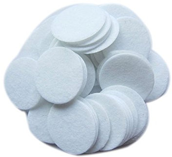 YYCRAFT Kreise aus Hartwolle, 2,5 cm, 3,8 cm, 5,1 cm, Weiß, für Bastelprojekte (200 Stück, 35 mm)