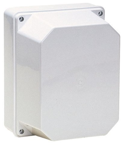 Aufputz Installationsgehäuse, Abzweigkasten Kunststoffgehäuse mit Schraube | 150x110x135mm | IP65 | Hoher Deckel Transparenter Deckel Verteilerkasten Leergehäuse Industriegehäuse, Schaltschrank