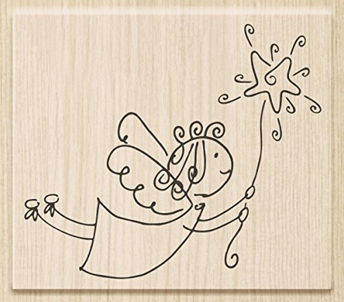 Knorr Prandell 211801412 Knorr prandell 211801412 Stempel aus Holz (Weihnachten) Motivgröße 7 x 6 cm , Motiv: Frohe Botschaft