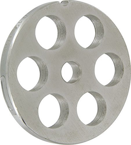 REBER PIASTRA TRAFILA PIASTRA TC. 12 D. 16 INOX ACCIAIO INOX 18/24 per tritacarne elettrico n.12 diametro fori:16 millimetri