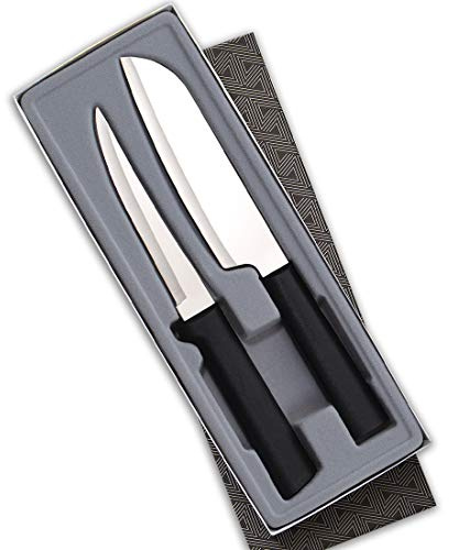 Rada Cutlery Cook’s Select Knife Gift Set (G253) 2-Piece Knife Set, Stainless Steel Blade, Black Handle