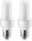 Elrigs E27 LED Lampe Dimmbar, Kaltweiß (6000K) Leuchtmittel, 7W Stabform Birne ersetzt 60W Glühbirne, Doppelpack