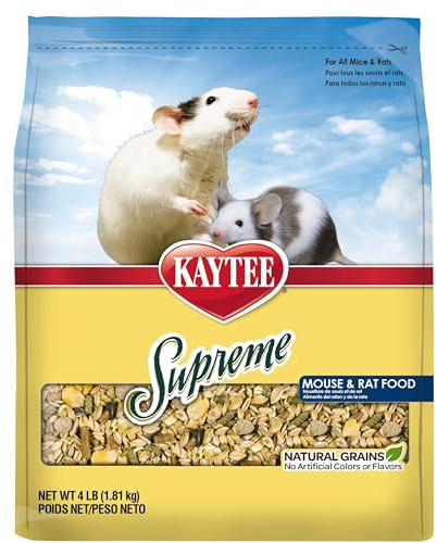 Kaytee Supreme Pet Mouse and Rat Food, 4 lb