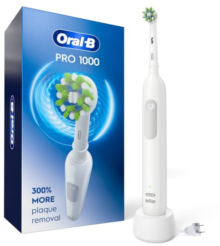 Oral-B Pro 1000 Rechargeable Electric Toothbrush, White