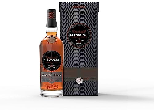 Glengoyne - Botella de Whisky de Malta Único de las Tierras Altas de 21 Años, 700 ml
