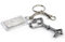 The Noble Collection Thorin's Key Keychain - 7in (17cm) Die Cast Metal Keychain with Map Fob - Officially Licensed Film Set Movie Props Replicas Gifts
