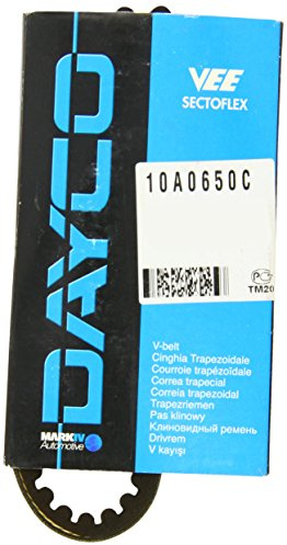 DAYCO 10A0650C Gürtel | Kompatibel mit: RENAULT 5, VW GOLF I, JETTA I, TRANSPORTER T3 Bus, TRANSPORTER T3 Kasten, TRANSPORTER T3 Pritsche/Fahrgestell