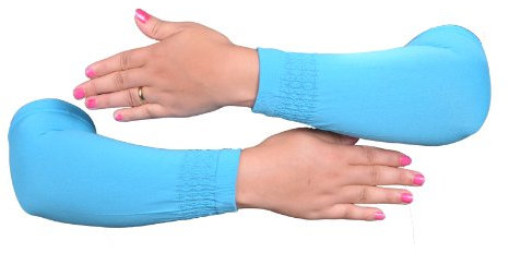 Egypt Bazar Elegante Armstulpen in verschiedenen Farben - Hijab - Islamische Gebetskleidung (Türkis)