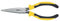 Klein Tools J203-7 Long Nose Side-Cutter Pliers, Induction-Hardened Cutting Knives with Hot-Riveted Joints and Slim Heads, 7-Inch