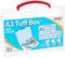 Tiger 301361 A3 Tuff Box, Assorted handle, White