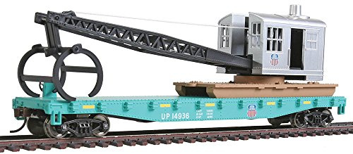 Scala H0 - Walthers Pianale con gru Union Pacific