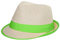Caspar Unisex Trilby Hut/Strohhut mit farbiger Krempe - 2 Modelle - viele Farben - HT001, Farbe:No.2 lemon