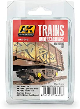 AK Interactive Trains Undercarriage Paint Set # 7010