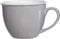 Ritzenhoff & Breker Doppio Jumbotasse, Jumbo Obere, Milchkaffee Obertasse, Ober Tasse, Geschirr, Porzellan, Grau, 350 ml, 576818, 1 Stück