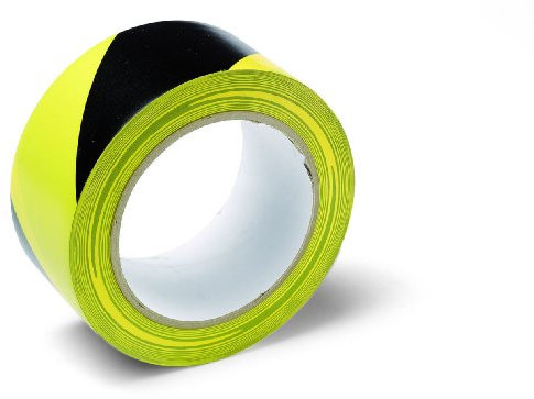 Schuller Eh'klar XWAY Warnband / 50 mm x 33 m (klebend) / SCHWARZ-GELB/EINZEL