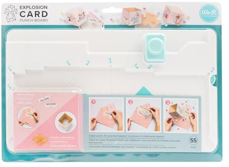 We R Memory Keepers Explosion Card Punch Board-
