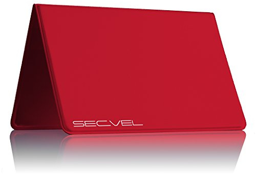 TÜV Tested and Patented Protective Cover Protection for 4 Cards Berry | RFID NFC Blocker | Magnetic Field Shielding | Jammers for Credit Card, EC Card, Identity Card | 100% Active Protection