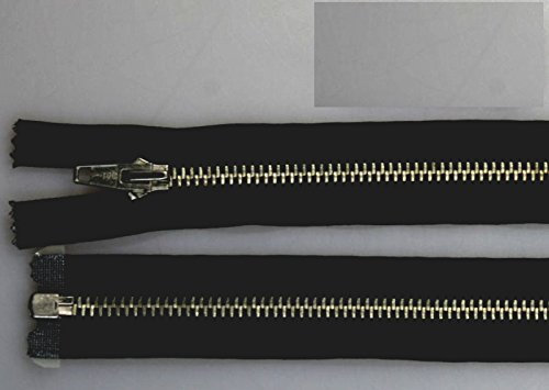 Opti Reißverschluss Metall teilbar 75cm schwarz