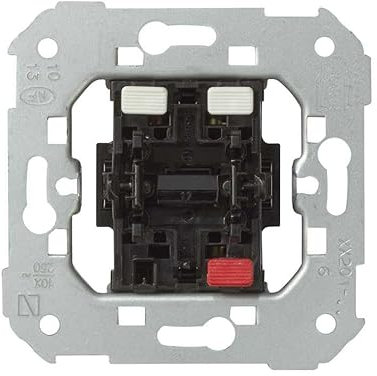 SIMON - Mecanismo Conmutador e Interruptor, Serie 75, Compatible con Tapas de las Series 75, 31, 82 y 88, Apto para Interiores (IP20), Fácil de Instalar, 10AX 250V