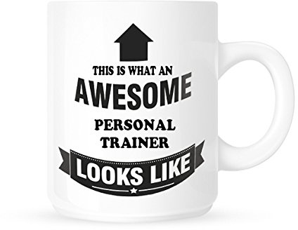 DottsMusic This is What an Awesome Personal Trainer Looks Like - Tea/Coffee Mug/Cup - Great Gift Idea