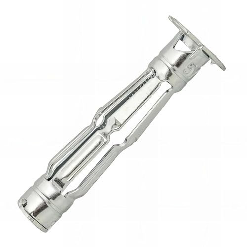SCELL-IT, Boite de 100 Chevilles Placo Spyder, Acier zingué, M5x37, Ép.6-12, Sans vis perçage 10 mm, Cheville monocorps, Ergonomique, Branches précintrées pour une expansion aisée, Performante,