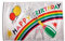 Fahne Flagge Happy Birthday 30 x45 cm