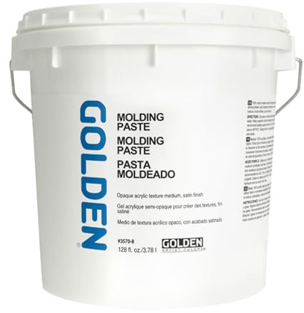 GOLDEN Artist Colors Molding Paste, 128 fl. oz. Pail