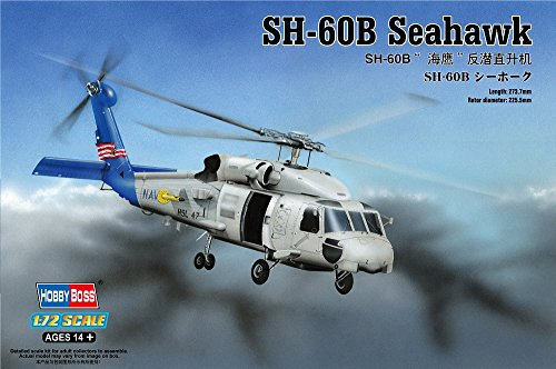 Hobbyboss 1:72 Scale SH-60B Seahawk Assembly Authentic Kit