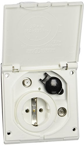 Fawo Caravan-Einspeisungsstecker CEE reinweiß