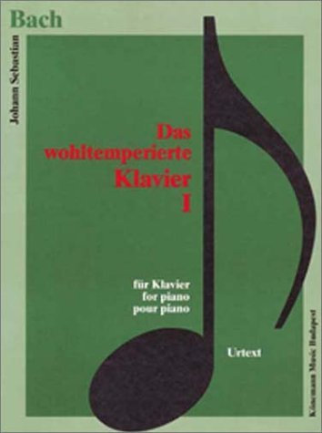 Das wohltemperierte Klavier I. by Johann Sebastian Bach (1996-06-30)