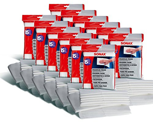 Poliervliestücher Poliertuch Lackpflege 15 Stück Sonax 12X