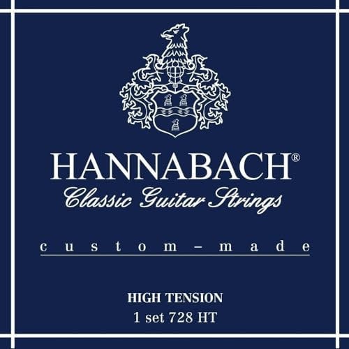 Hannabach Cuerdas de guitarra clásica Serie 728 High Tension Custom Made - Juego - 728HT