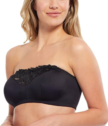 Carole Martin Women's Strapless Comfort Bra Black 34