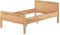 Erst-Holz® Seniorenbett Einzelbett 120x200 Futonbett Buche-Bettgestell ohne Rollrost 60.72-12 oR