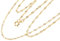 Singapurkette 333 Gold Damen 80cm I filigrane Goldkette Damen 1,8mm Stärke hochglanz I Echtgold Halskette Frauen mit Federring Verschluss