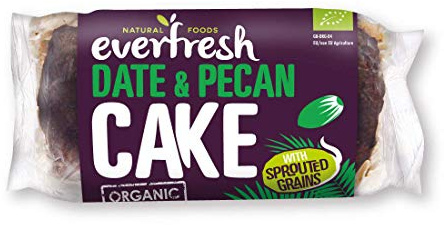 Everfresh Organic Sprouted Date & Pecan Cake 350 g
