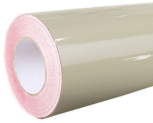 4,60€/m² Rapid Teck® Glanz Folie 082 Beige - Klebefolie - 5m x 126cm - Folie selbstklebend - Plotterfolie - auch als Moebelfolie