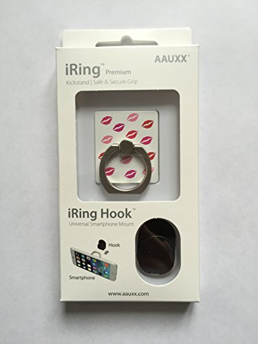iRing Premium BAISER FRANÇAIS style anneau mobile barre d'appui pied-support voiture pour smartphones, téléphone portable, support, ORIGINAL, compatible iPhone 6/6Plus/6s/5, galaxy note/sony/s6 xperia z5 lG nexus 5 x g4/g8 p8, huawei, hTC one/m9 a9 desire
