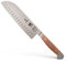 GÜDE Solingen - Santoku mit Kulle geschmiedet, 18 cm, Birnenholz, ALPHA BIRNE, Doppelkropf, Handmade Germany